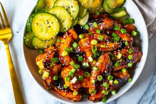 Baked Korean Chicken Wings