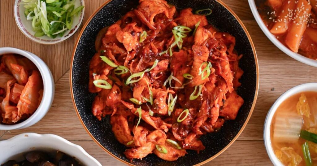 Dak Galbi Korean Chicken Stir Fry