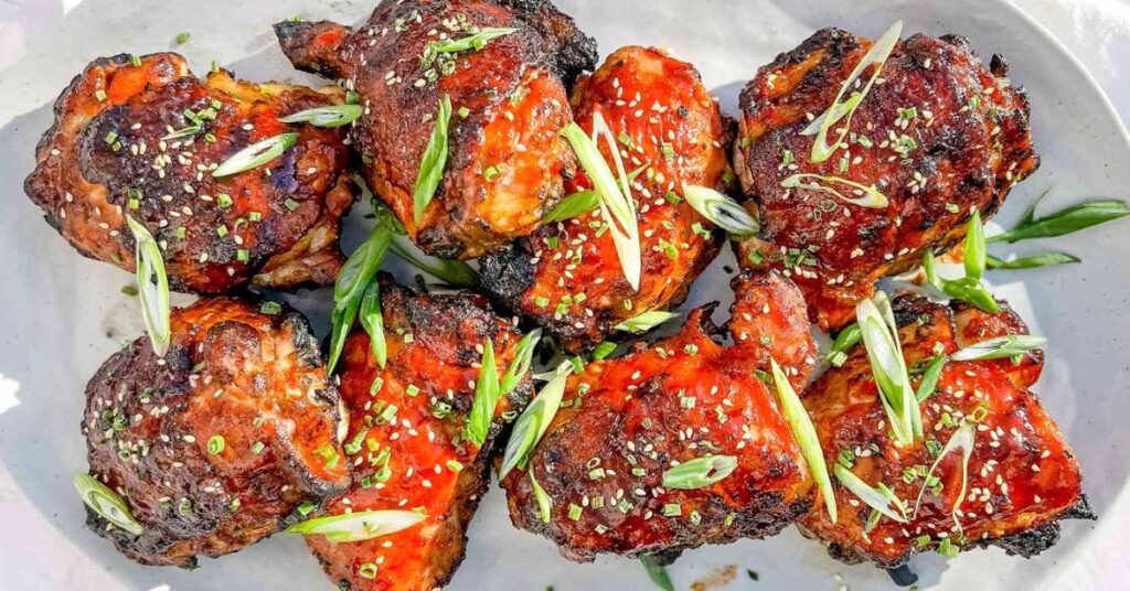 Grilled Gochujang Chicken Thighs