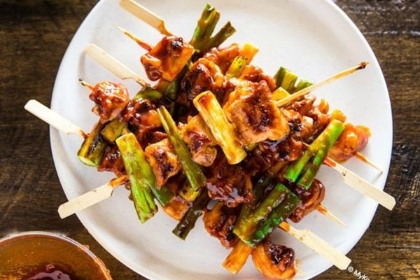 Korean Chicken Skewers