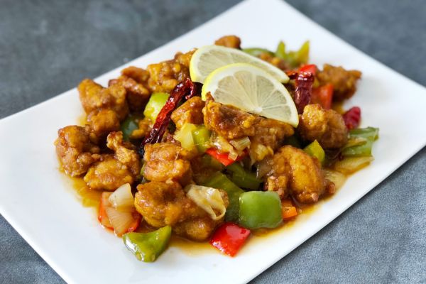 Korean Spicy Garlic Fried Chicken