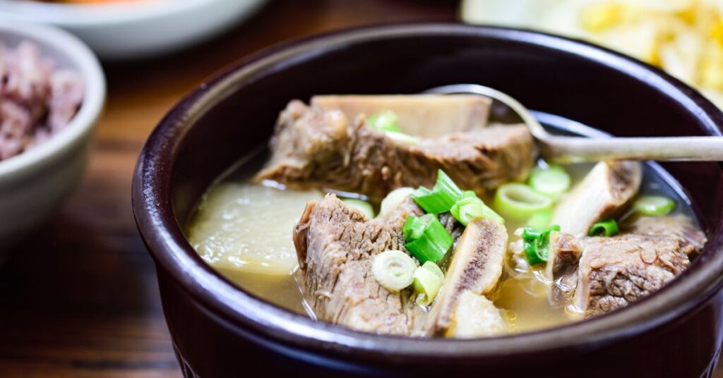 galbitang (beef short rib soup)