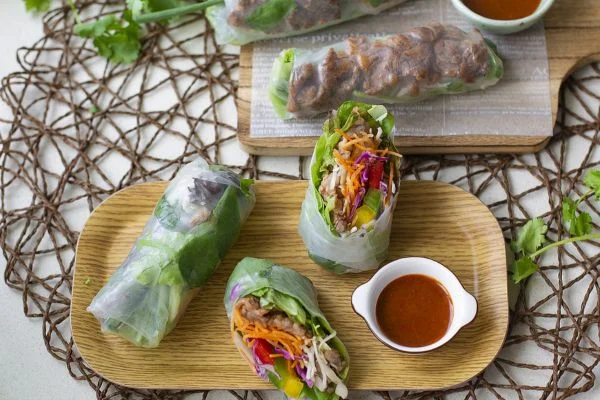 Beef Bulgogi Spring Rolls